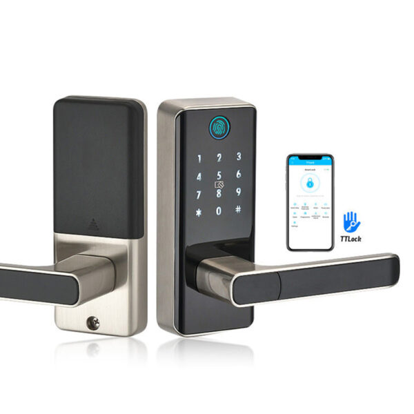 Biometric Fingerprint Remote Unlocking Digits Door Lock And Smart Wireless Door Lock With Tuya And Ttlock