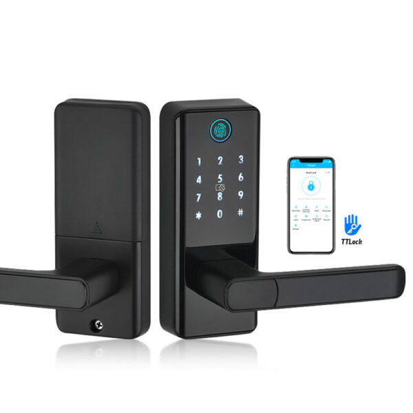 Biometric Fingerprint Remote Unlocking Digits Door Lock And Smart Wireless Door Lock With Tuya And Ttlock